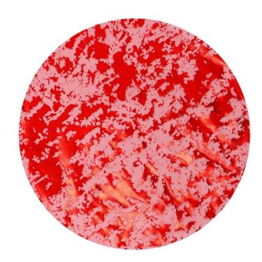 Imagem de Snowkingdom 24 peças de jogo americano vermelho, tapetes de mesa redondos descartáveis de 33 cm com design de malha metálica com glitter, suprimentos de festa elegantes para o dia dos namorados, Natal