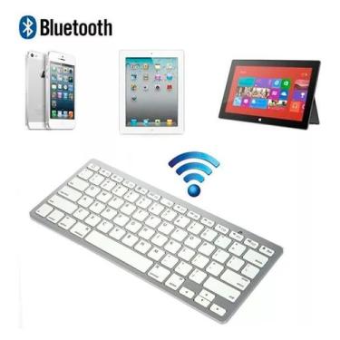 Imagem de Teclado sem fio Bluetooth 5.0 para tablet Android - Lightbek Official 