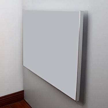 Imagem de LXB Mesa de computador de parede doméstica - mesa de computador para estudantes montada na parede estilo europeu dobrável cozinha e mesa de jantar decoração de parede/branca/70 × 45 cm