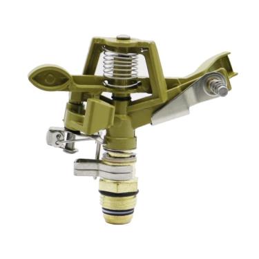 Imagem de XMGKMN Aspersor de braço basculante giratório de cobre durável com rosca macho de 1/2 polegada irrigação de jardim irrigação irrigação 4 peças