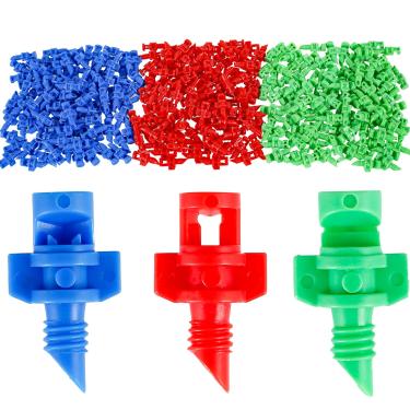 Imagem de Pulverizador de bocal de nebulização micro anel de água de gramado emissores de irrigação bocal de refração gotejamento micro spray de água bocal de nebulização plantas irrigação