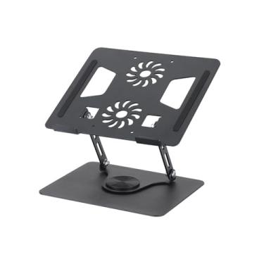 Imagem de Suporte Ajustável para Notebook e Tablet, Base Ergonômica em Alumínio, Compatível com 10-17 Polegadas