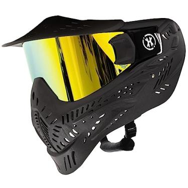 Imagem de HK Army Máscara De Paintball Airsoft Hstl Goggle Com Lente Térmica Antiembaçante (Lente Preta/Dourada)