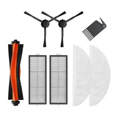 Imagem de Compatible With XiaoMi Mijia Robot Vacuum Mop Ultra Slim STYTJ04ZHM Spare Parts Side/Main Brush Mop Cloth HEPA Filter Brush Cover Dust Box(Set-1)