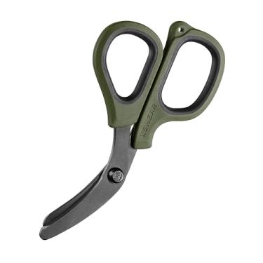 Imagem de Xshear Mini Tesoura De 6" Para Trauma E Enfermagem. Compacta Afiada, Perfeita Paramédicos, Médicos, Uti Curativos Tratamento Feridas (Verde-Oliva)