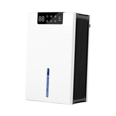 Imagem de WeiLaiKeQi Desumidificador doméstico, absorvedor de umidade silencioso, desligamento automático, tanque de água de 2400 ml para quarto, guarda-roupa, garagem, Branco