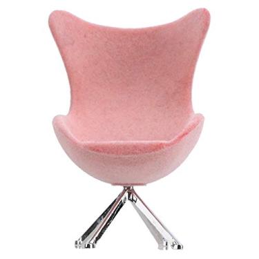 Imagem de Zhjvihx Cadeira Em Miniatura para Casa de Bonecas, Móveis Em Miniatura Decorativos de Plástico Atraentes e Requintados para Quarto para Casa de Bonecas Sala de Estar para Estudo para de (Rosa)