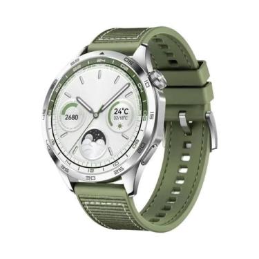 Imagem de Pulseiras De Nylon De 22mm Para HUAWEI GT 4 46mm, GT 3 2 Pro, Samsung 