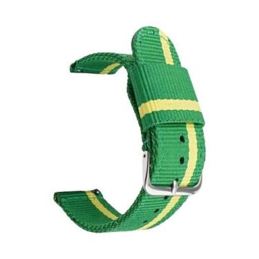 Imagem de Pulseira De Relógio De Nylon Trançado De Liberação Rápida De 20mm 22mm