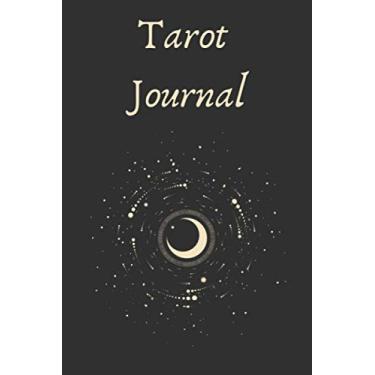 Imagem de Celestial Tarot Journal Tracker Notebook for the Modern Boho Baby Witch or Tarot Reader gift: A daily reading tracker and notebook:Track your 3 card ... zodiac moon stars cover Wicca Wiccan Pagan