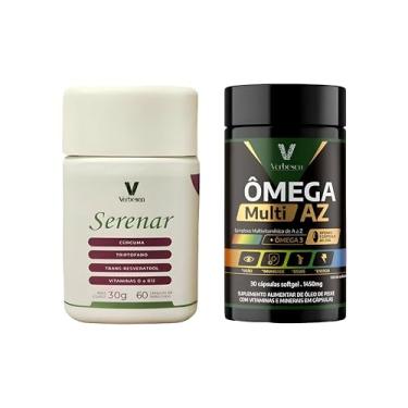 Imagem de Kit Saúde Verbesen – Serenar + Ômega Multi AZ | 2 Potes Suplemento Natural para Equilíbrio da Menopausa, Saúde do Coração, Memória e Imunidade