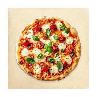 Imagem de Pedra refratária para pizza 30 x 30 quadrada placa cordierita 1,5 cm a