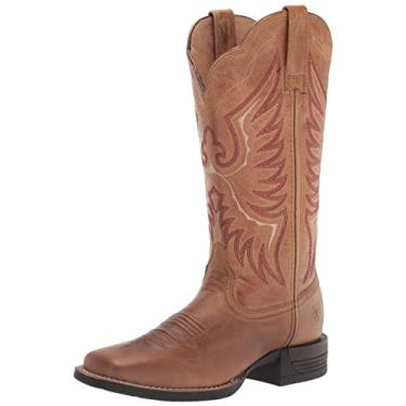 Imagem de ARIAT Botas Rockdale Country Femininas, Polidor de amêndoa, 10