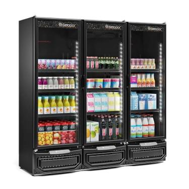 Imagem de Expositor 3 Portas All Black GCVR1450LB 220v Gelopar