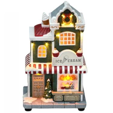 Imagem de CASA NATAL MUSICAL LED:Cenário Decorativo de Resina:23CMÉ a combinação perfeita entre a beleza da decoração e a alegria da música.