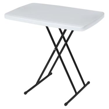 Imagem de Bel - Mesa Dobrável Portátil com Ajuste de Altura 76 cm Branca