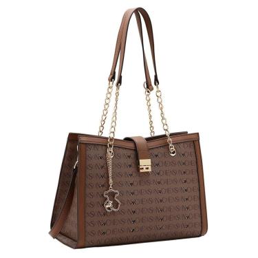 Imagem de Bolsa Feminina Transversal Strass Coração Elegante Chenson