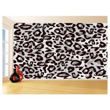 Imagem de Papel De Parede 3D Textura Estampa Animal Onça 3,5M Txt214 - Você Deco