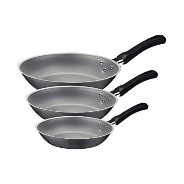 Imagem de Jogo de Frigideiras de Alumínio com Revestimento Interno de Antiaderente Starflon T1 3 Peças Tramontina 20198627