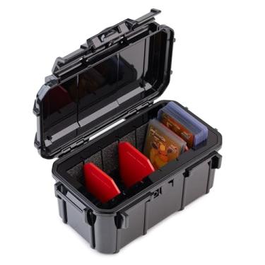 Imagem de Evergreen Collector Cases - Trading Card Storage - 90 Top Loaders Compatible with PSA BGS SGC Baseball Basketball YuGiOh (Black)