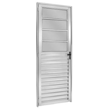 Imagem de Porta Basculante Direita Vidro Mini Boreal 210x80cm Brilhante Ecosul Esquadrisul