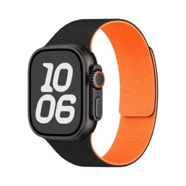 Imagem de Pulseira Magnética De Silicone De 45mm 44mm 40mm 46mm 41mm 42mm 38mm P