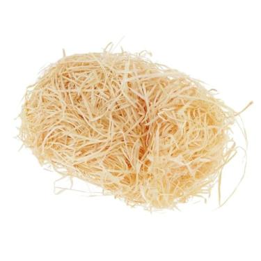 Imagem de Grama Decorativa - Adequada Para DecoraçãO Em Estilo RúStico E ProteçãO De Embalagens(500 GRAMAS DE PALHA)