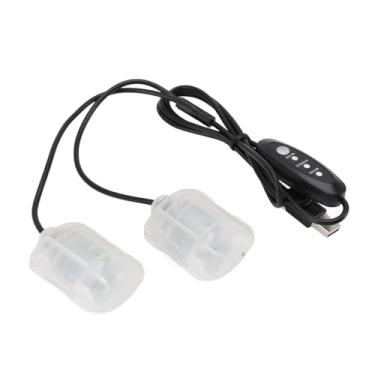 Imagem de Phefop Motor de Vibração USB, Motores de Ventilador, 3 Velocidades Ajustáveis ​​RPM, Suporte Lombar Vibratório, Motor Vibratório Com Cabo de 1,1 M para Travesseiro de Massagem, Cinto, Cadeira, Acessórios de Mesa USB