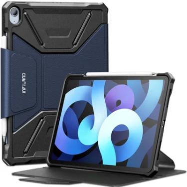 Imagem de Capa Premium Flex Cover Anti Impacto Ipad Air 4, 10.9 Polegadas 2020, A2072, A2316, A2324, Função Wake Sleep Suporte Caneta - Azul