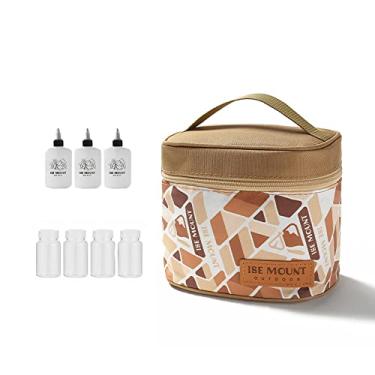Imagem de Conjunto de Armazenamento Condimentos Jars Tempero para Camping Sacola Kit Portátil Churrasco Piquenique Cruet Multifuncional com Garrafas Plástico e Vidro Organizar Molhos Especiarias