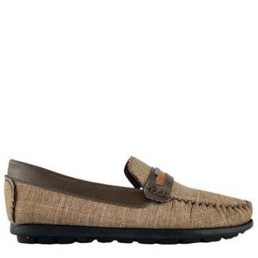 Imagem de Sapato Opx Masculino Palha Café Bege 00702-Masculino