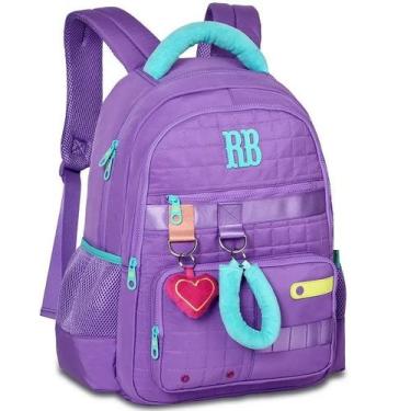Imagem de Mochila Escolar de Costas Rebecca Bonbon PLUSH Dreams Clio STYLE Lilas
