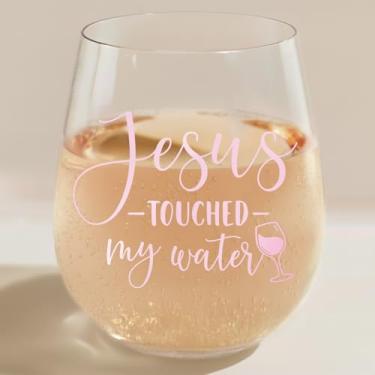 Imagem de Presentes de amizade para mulheres - taça de vinho - taças de vinho resistentes a arranhões de 425 g, presentes de aniversário para mulheres, mães, irmãs, amigas, ideia de presente de Natal, presentes