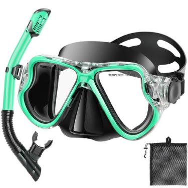 Imagem de Equipo de Snorkel PIYAZI Set de Snorkel Seco para Adultos y Niños