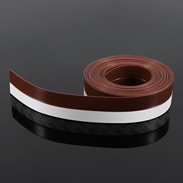 Imagem de Mingzhe Tira Excluída de Tira de Borracha de Silicone à Prova de à Prova de Som à Prova de Poeira para Portas Janelas Vidro Madeira Plástico-aço Liga de Alumínio Marrom (Marrom)