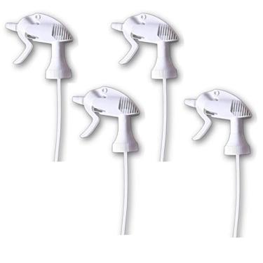 Imagem de Pacote com 4 bicos Zep de substituição, pulverizador de gatilho resistente para garrafas de 946 ml, bocal ajustável de alta saída para uso doméstico e industrial (45 mm) (tamanho do pescoço - 45/400)