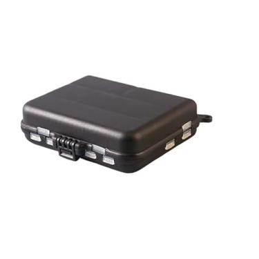 Imagem de Caixa organizadora de equipamentos de pesca mini caixa compacta para armazenamento de pesca ao ar livre (S0517)