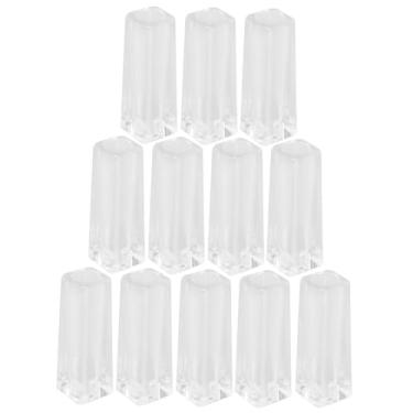 Imagem de OHPHCALL 12 peças de alças para varinha cega para persianas verticais acessórios de varão de cortina ajustáveis gancho de material plástico resistente para tratamentos de janela