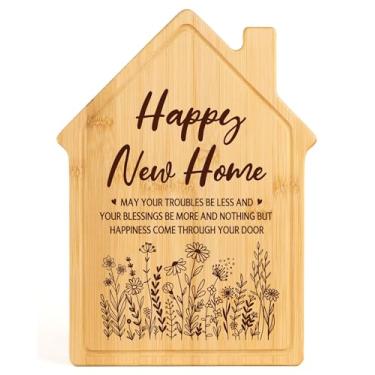 Imagem de Presentes de aquecimento de casa, presentes de inauguração de casa para mulheres, homens, proprietários de casa - novos itens essenciais de apartamento, nova casa, novas lembranças, presentes de tábua