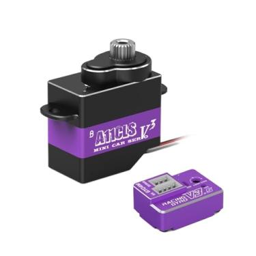 Imagem de A11CLS V3 Racing Drift Kit Giroscópio Servo Programável Overdrive 1,4 KG Servo para 1/28 1/24 1/18 RC (JR com giro)