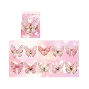 Imagem de Pacote De Adesivos Com Tema De Borboleta, 20 Folhas De Padrões De Asas