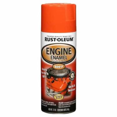 Imagem de Esmalte Spray Alta Temperatura Motor 260c Brilho Rust Oleum, Laranja C