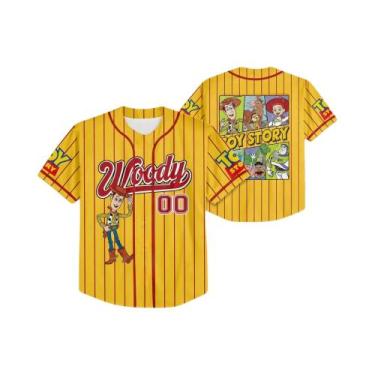 Imagem de Camisa De Beisebol Toy Story Infantil Potdemiel Personalizada Presente