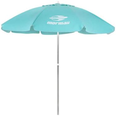 Imagem de Guarda-Sol Central Bagum Articulado em Alumínio Mormaii 2,40m Verde Ci