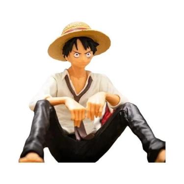 Imagem de Figura De Ação PVC De Luffy Em Posição Sentada De 12cm Modelo De Anime