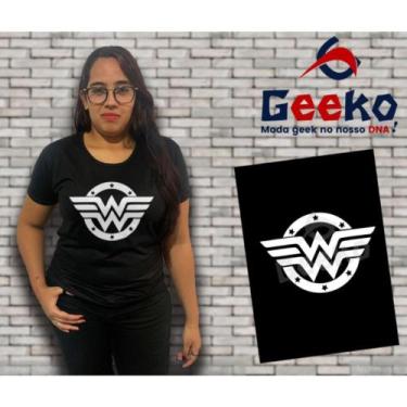 Imagem de Baby Look Mulher Maravilha - Wonder Woman - Geeko, Preto, M