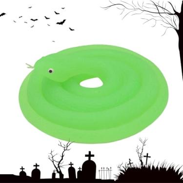Imagem de Cobras de brinquedo que parecem reais,Faux Snake 31,5 polegadas - Brinquedo de pegadinha para truque de piada da Mentira Festa de Halloween, Brinquedos complicados Adereços de pegadinha