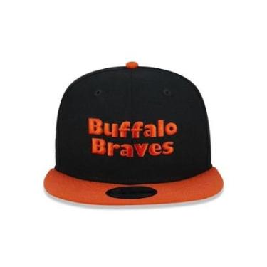 Imagem de BONÉ NEW ERA 950 BUFFALO BRAVES NBA PRETO LARANJA-Masculino