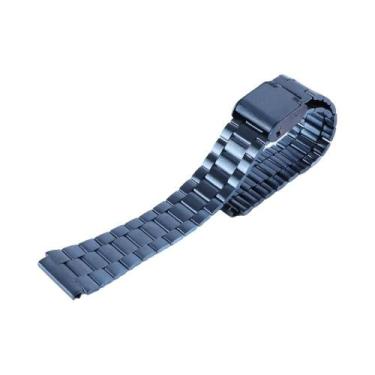 Imagem de Pulseira De Aço Inoxidável Dourada De 18mm Para Relógios Casio F-91W S