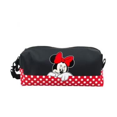 Imagem de Necessaire Retangular Minnie Assinatura 10x8x20cm Disney